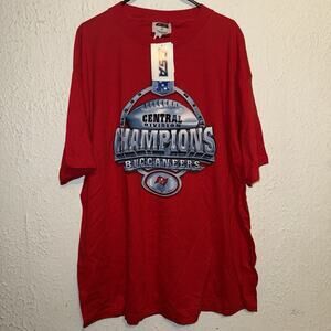 Vintage 2000 Tampa Bay Buccaneers NFL NFC Central Division Champs Shirt 2XL NWT